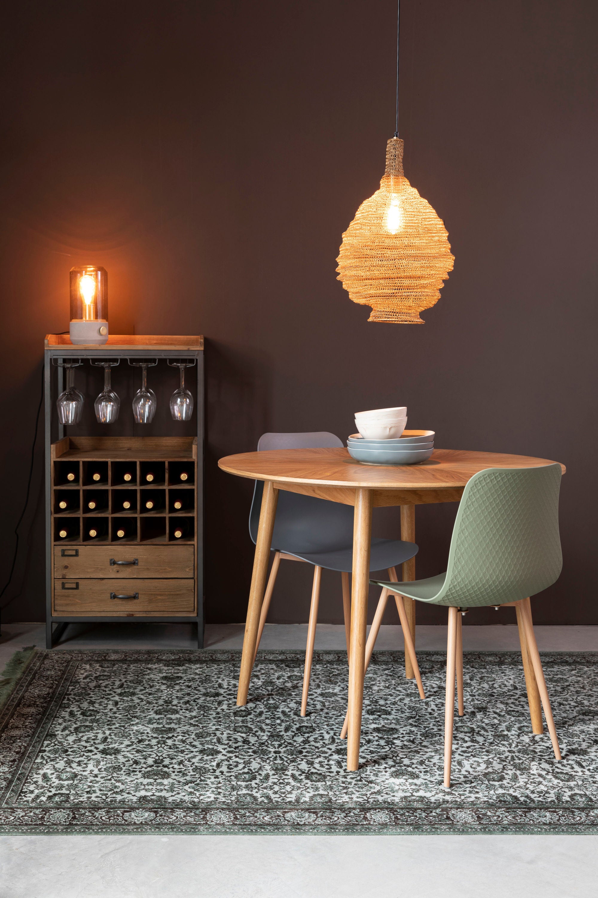 Lena Brass Pendant Lamp Medium